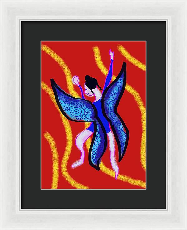 The Blue Fairy - Framed Print
