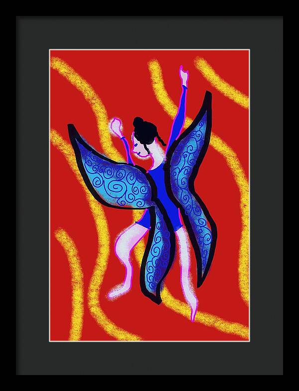 The Blue Fairy - Framed Print