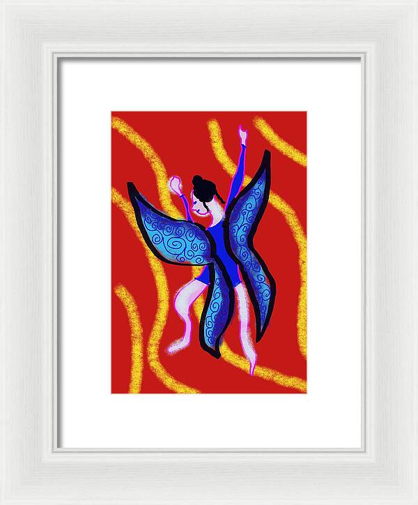 The Blue Fairy - Framed Print