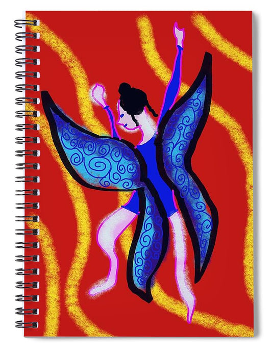 The Blue Fairy - Spiral Notebook
