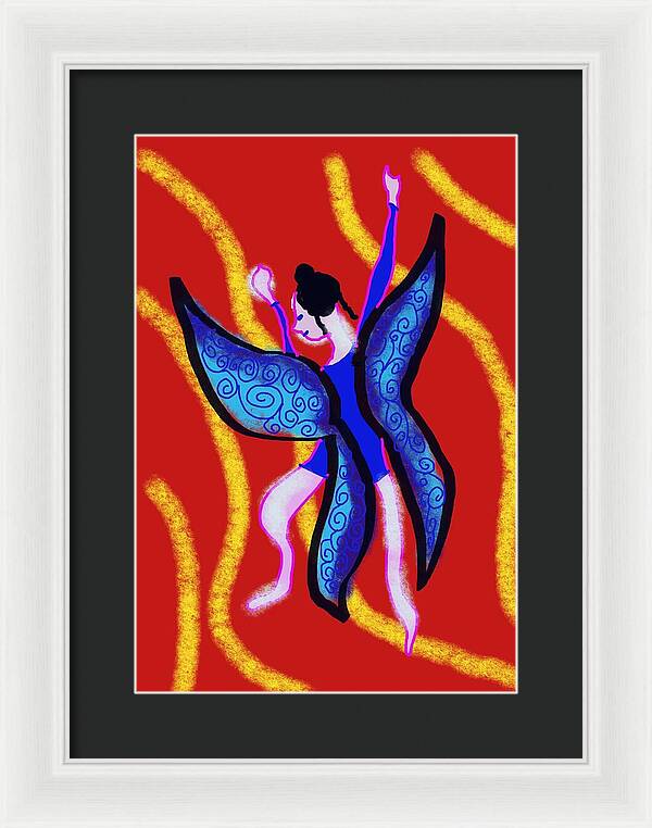 The Blue Fairy - Framed Print