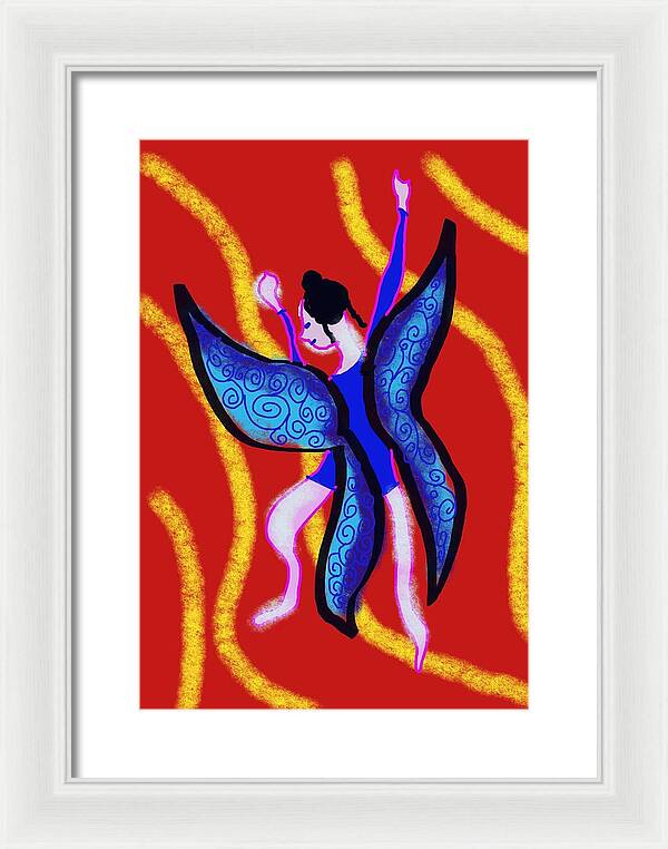 The Blue Fairy - Framed Print