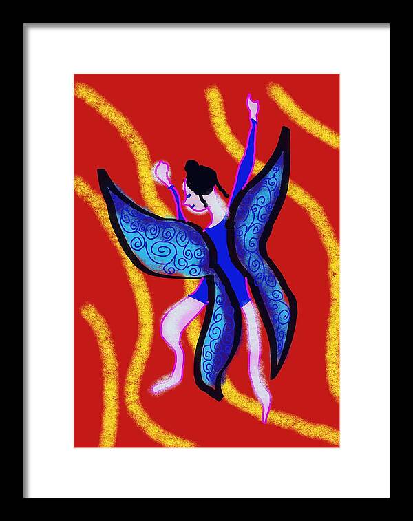 The Blue Fairy - Framed Print