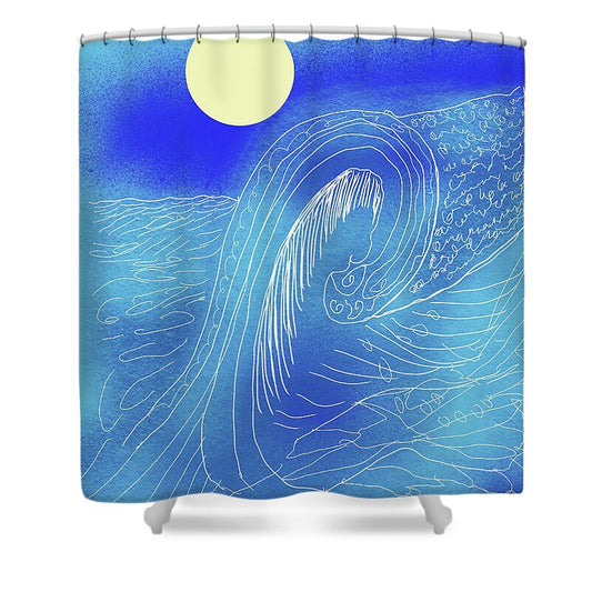 The Wave - Shower Curtain