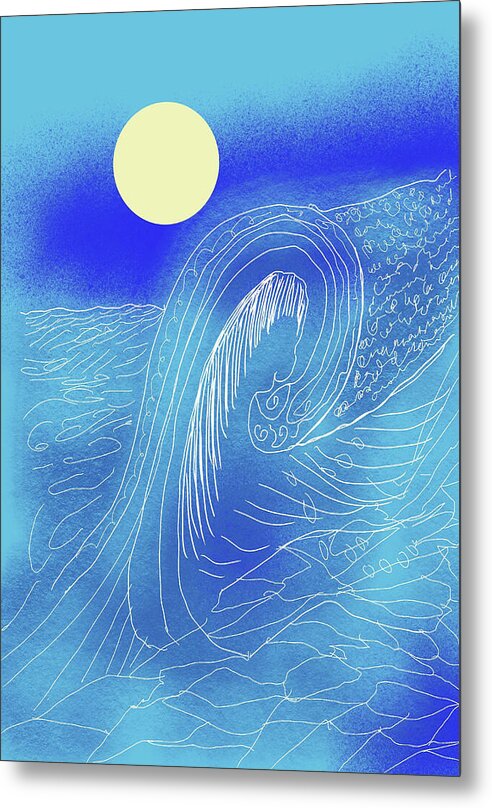 The Wave - Metal Print