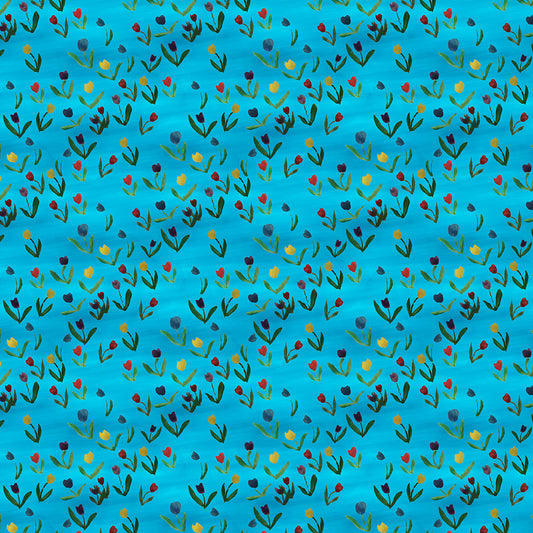 Tulips Pattern Digital Image Download