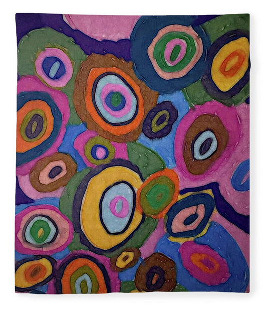 Warm Autumn Bubbles - Blanket