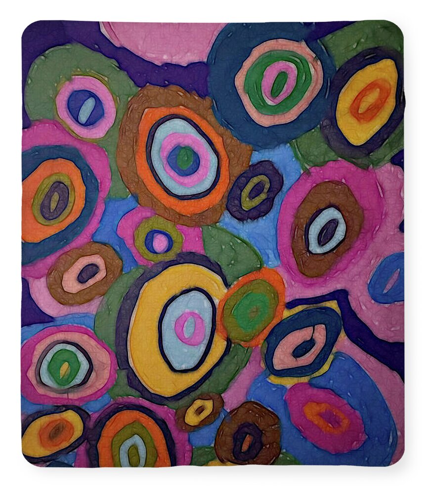 Warm Autumn Bubbles - Blanket