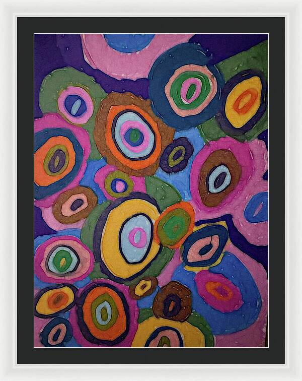 Warm Autumn Bubbles - Framed Print