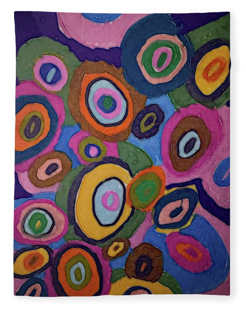 Warm Autumn Bubbles - Blanket