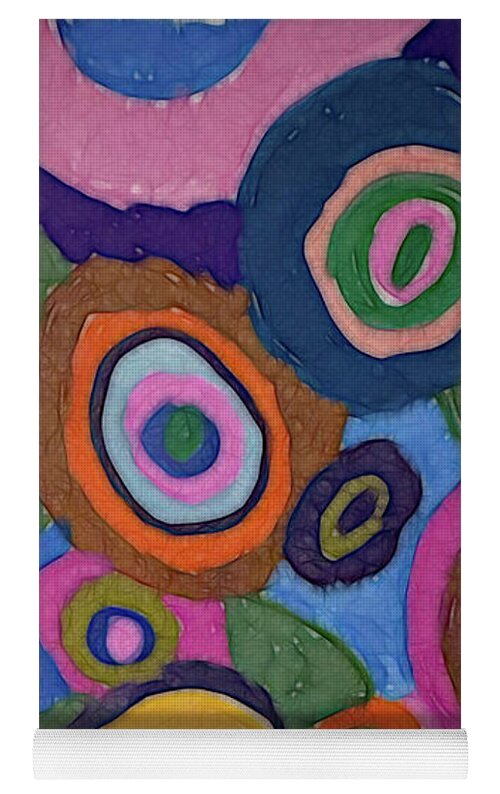 Warm Autumn Bubbles - Yoga Mat