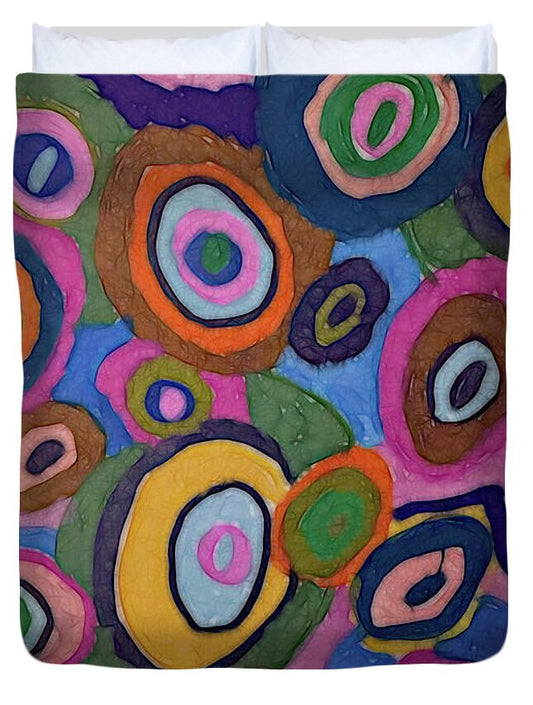 Warm Autumn Bubbles - Duvet Cover