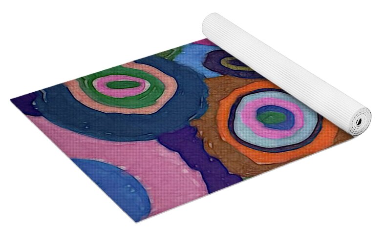 Warm Autumn Bubbles - Yoga Mat