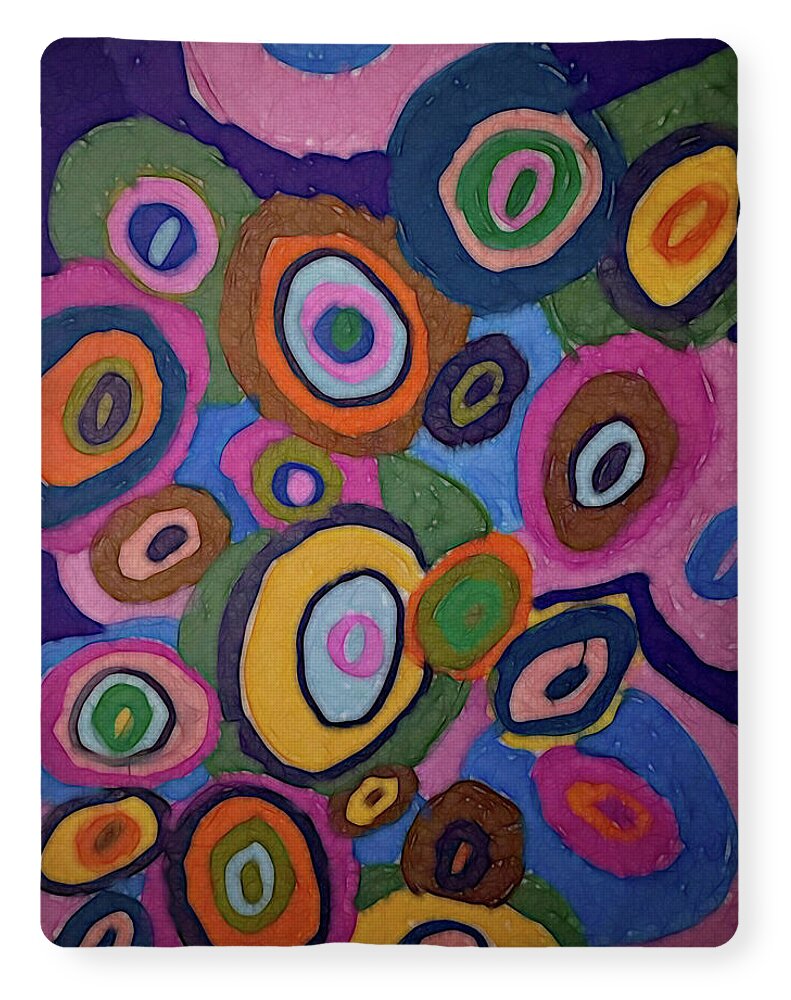 Warm Autumn Bubbles - Blanket