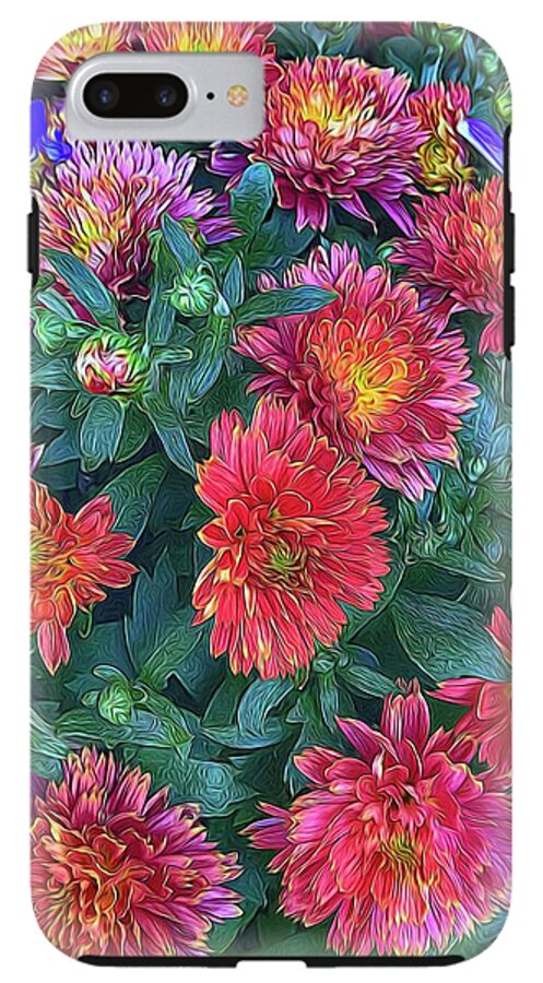 Warm Fall Mums - Phone Case