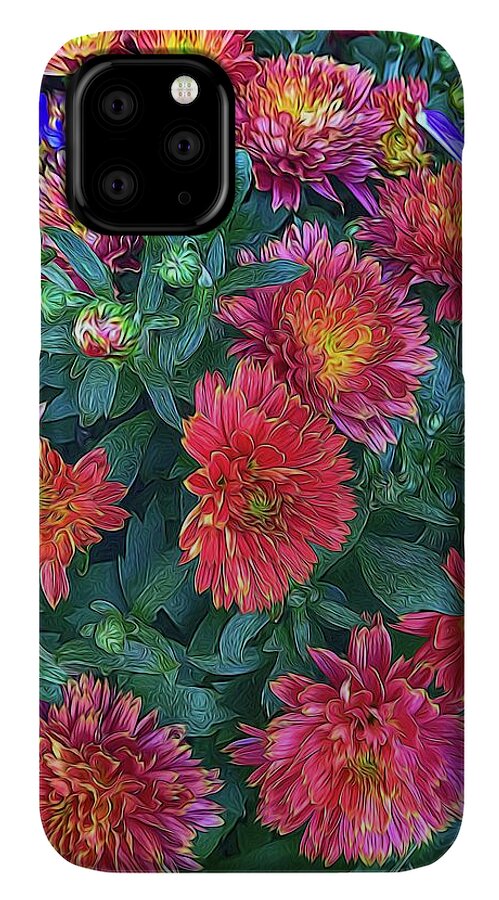 Warm Fall Mums - Phone Case