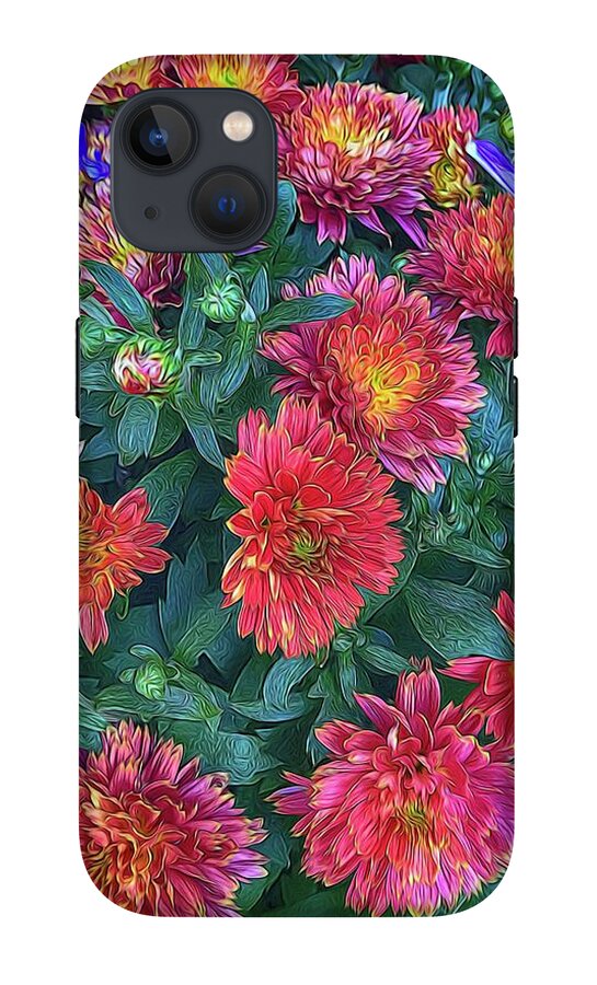 Warm Fall Mums - Phone Case