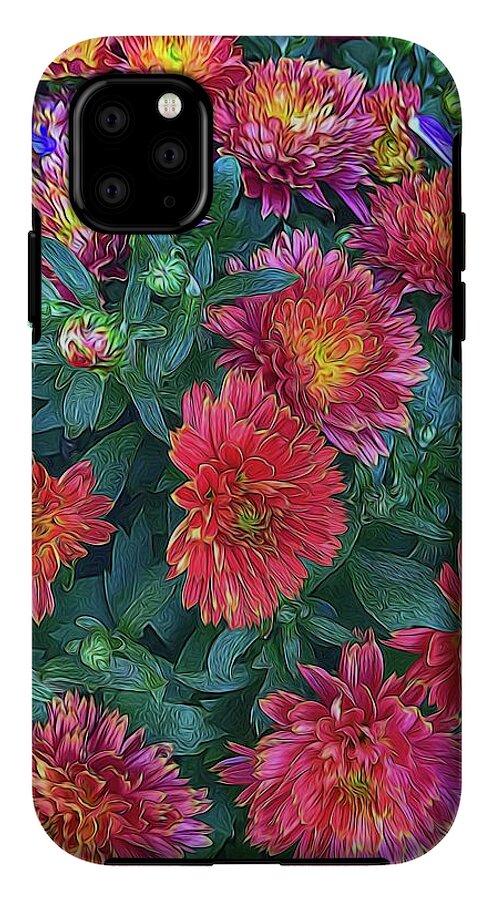 Warm Fall Mums - Phone Case