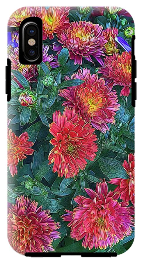 Warm Fall Mums - Phone Case