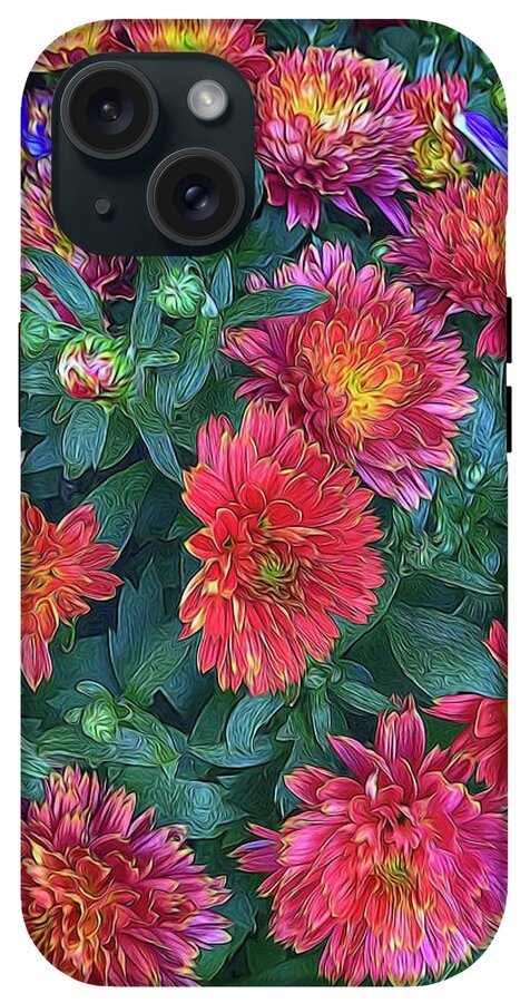 Warm Fall Mums - Phone Case
