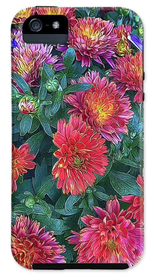 Warm Fall Mums - Phone Case