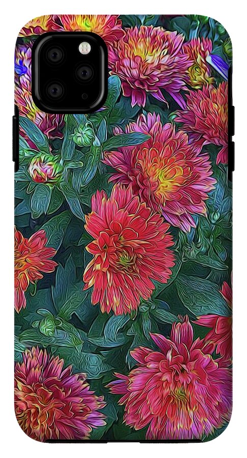 Warm Fall Mums - Phone Case