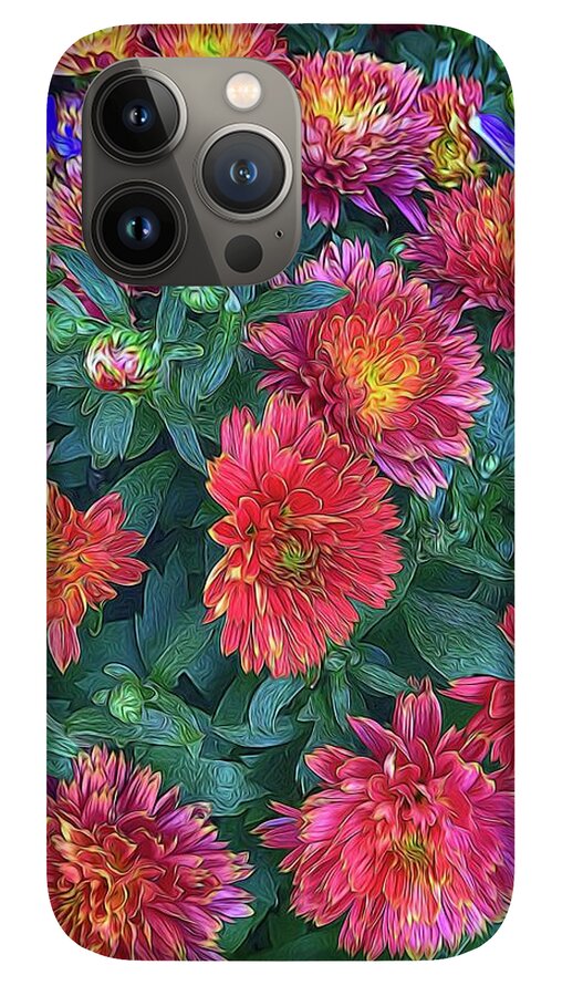 Warm Fall Mums - Phone Case