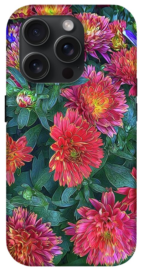Warm Fall Mums - Phone Case