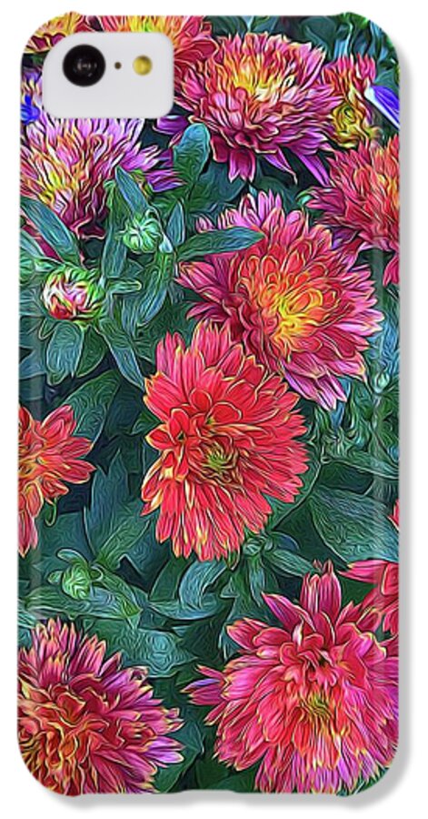 Warm Fall Mums - Phone Case