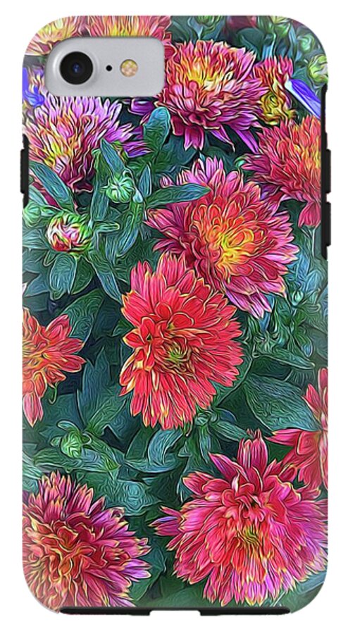 Warm Fall Mums - Phone Case