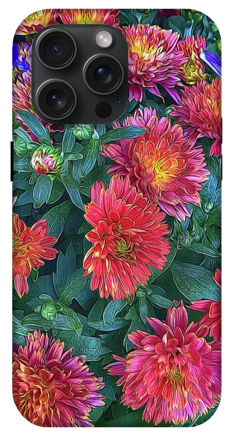 Warm Fall Mums - Phone Case