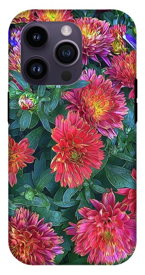 Warm Fall Mums - Phone Case