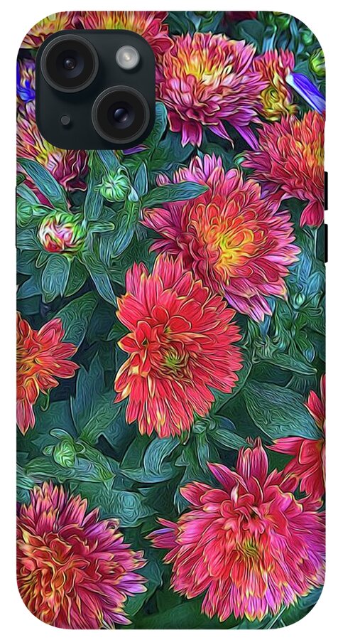 Warm Fall Mums - Phone Case