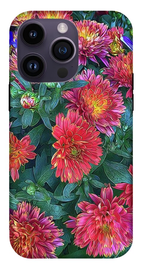 Warm Fall Mums - Phone Case
