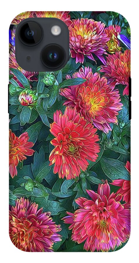 Warm Fall Mums - Phone Case