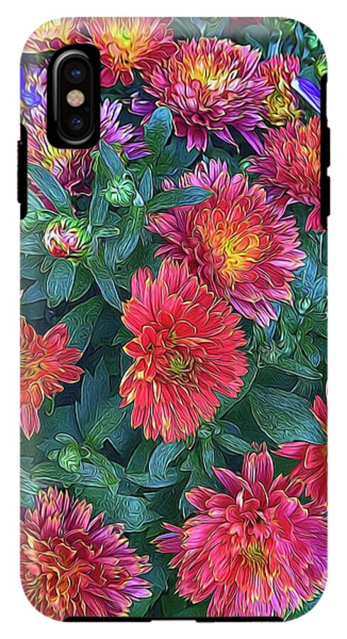 Warm Fall Mums - Phone Case