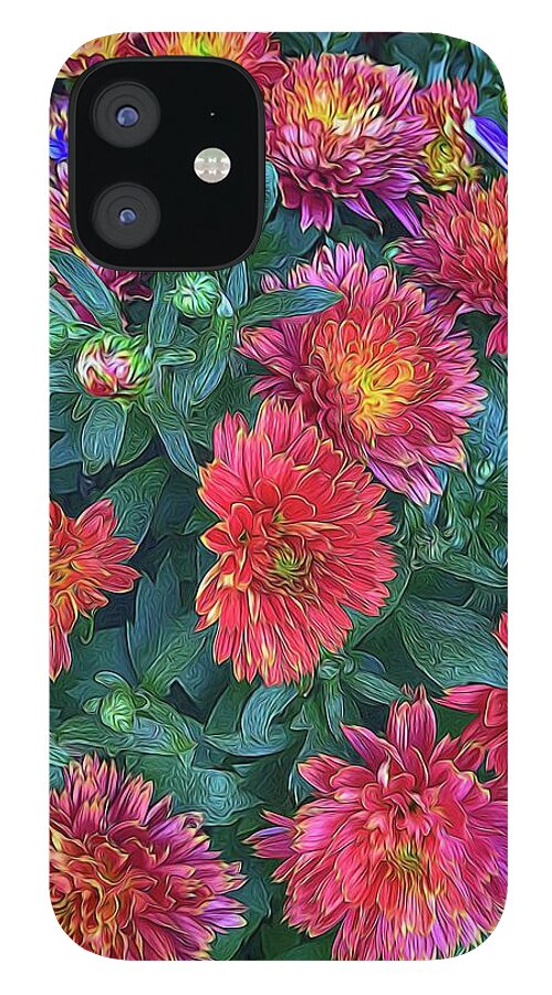 Warm Fall Mums - Phone Case