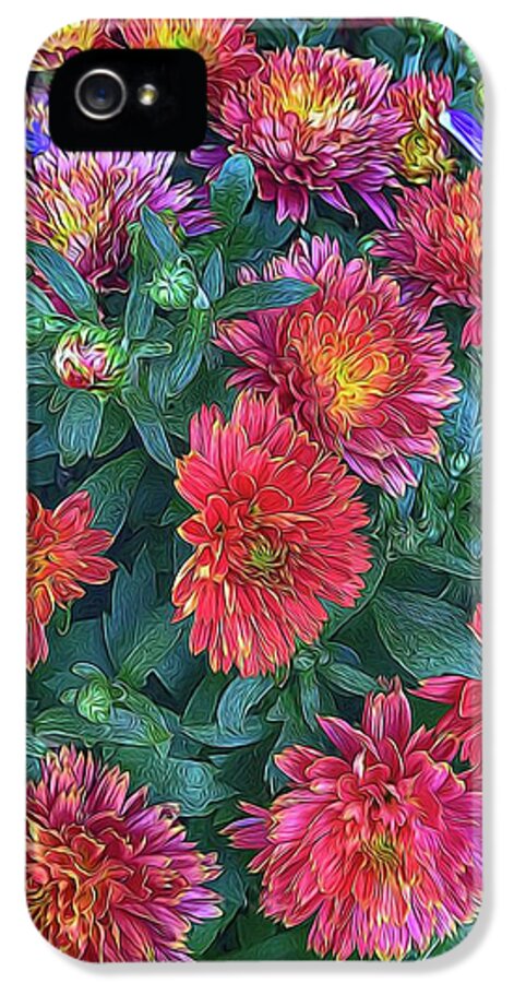Warm Fall Mums - Phone Case