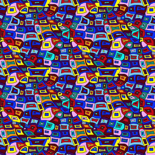 Wavy Square Pattern Digital Image Download