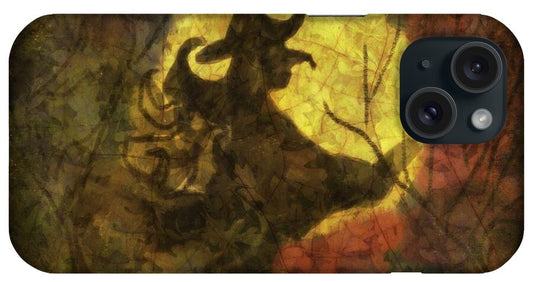 Witch on Texture - Phone Case