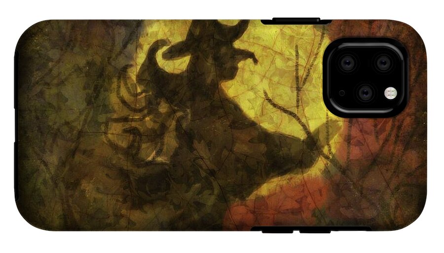 Witch on Texture - Phone Case