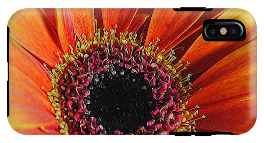 Yellow Orange Daisy Close Up - Phone Case