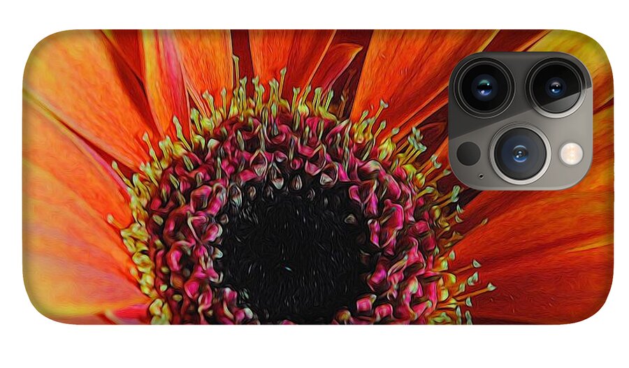Yellow Orange Daisy Close Up - Phone Case