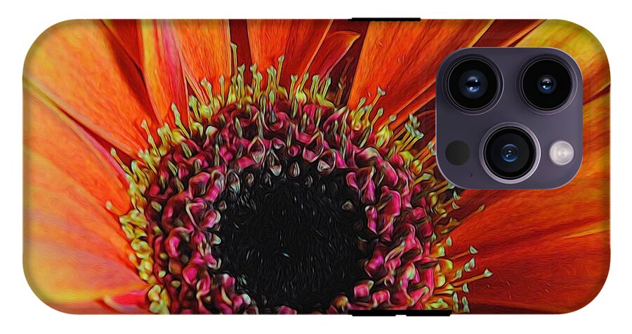 Yellow Orange Daisy Close Up - Phone Case