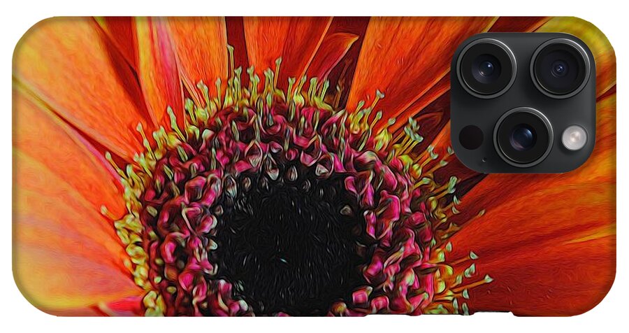Yellow Orange Daisy Close Up - Phone Case