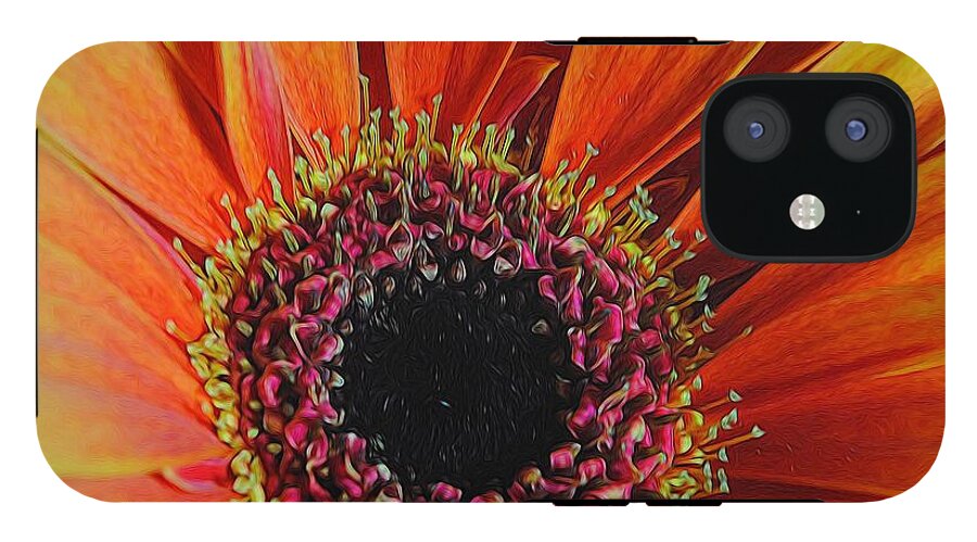 Yellow Orange Daisy Close Up - Phone Case