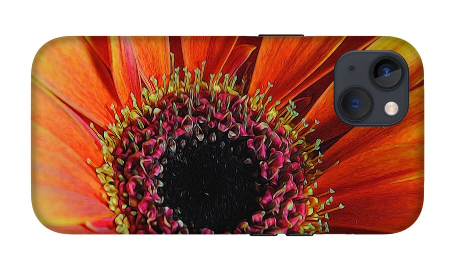 Yellow Orange Daisy Close Up - Phone Case