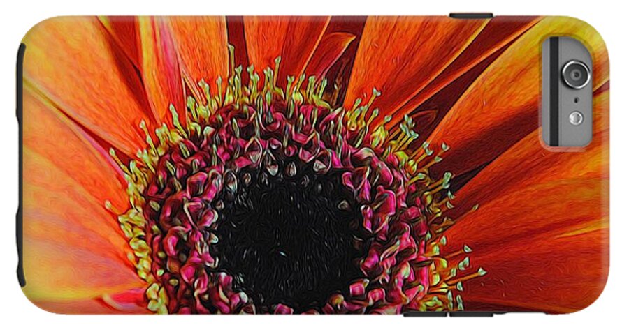 Yellow Orange Daisy Close Up - Phone Case