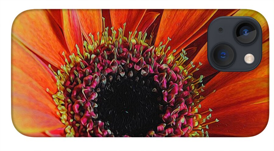 Yellow Orange Daisy Close Up - Phone Case