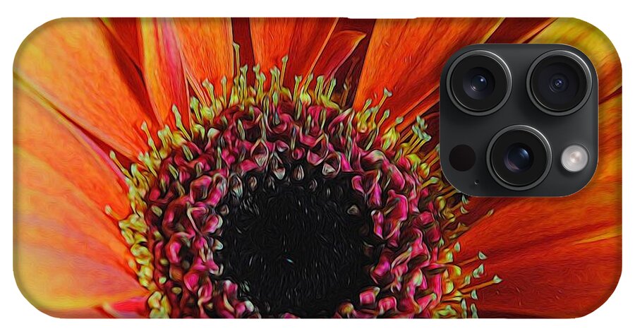 Yellow Orange Daisy Close Up - Phone Case